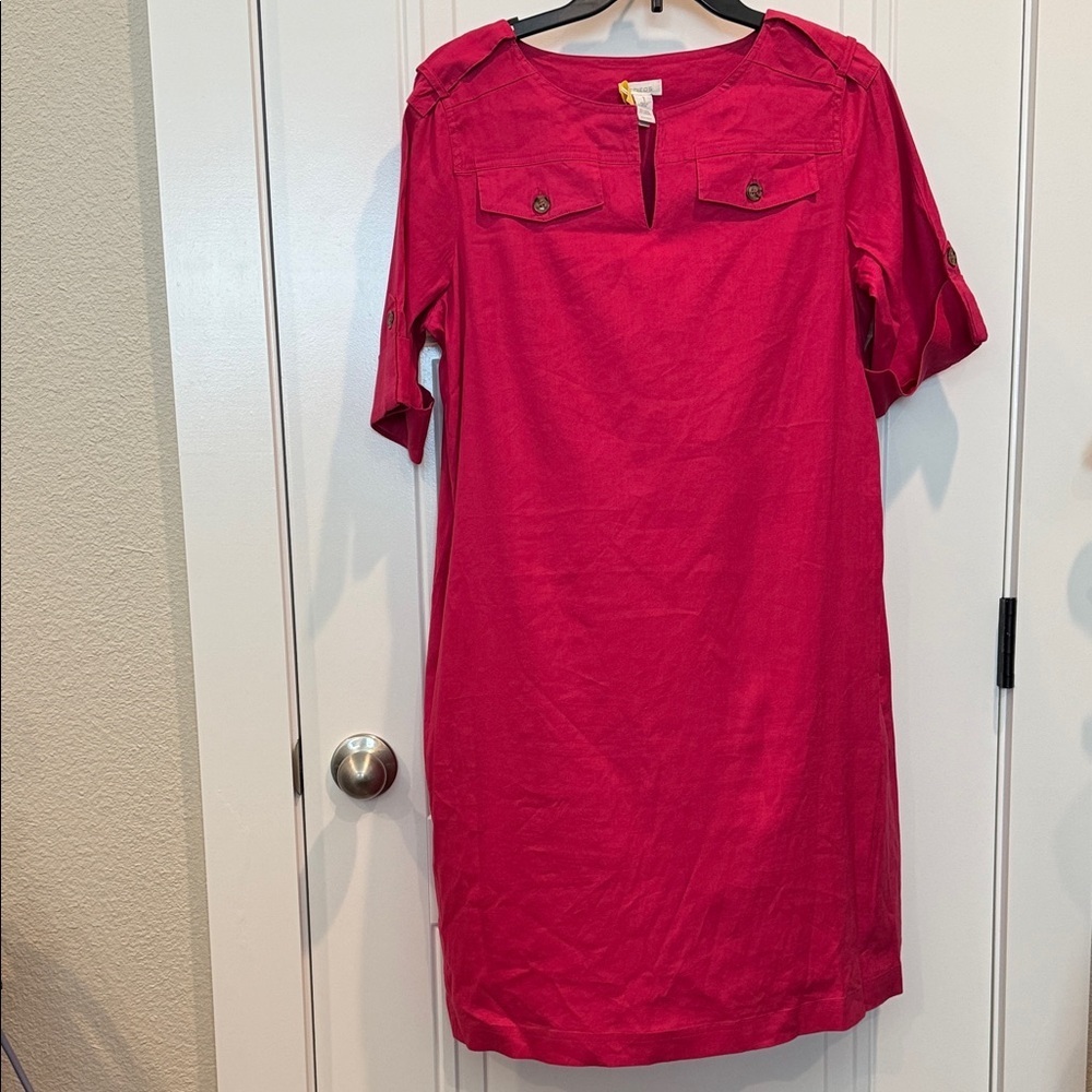Chico's Magenta Shift Dress